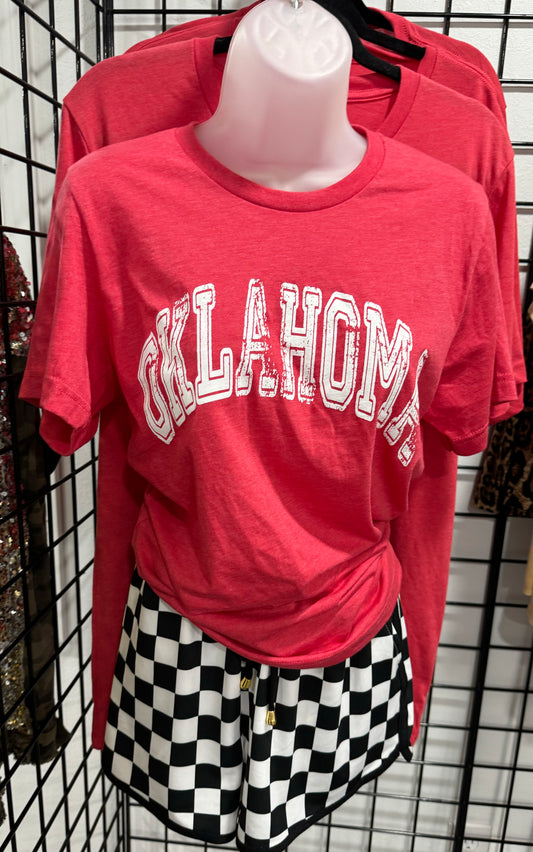 OKLAHOMA TEE-RED