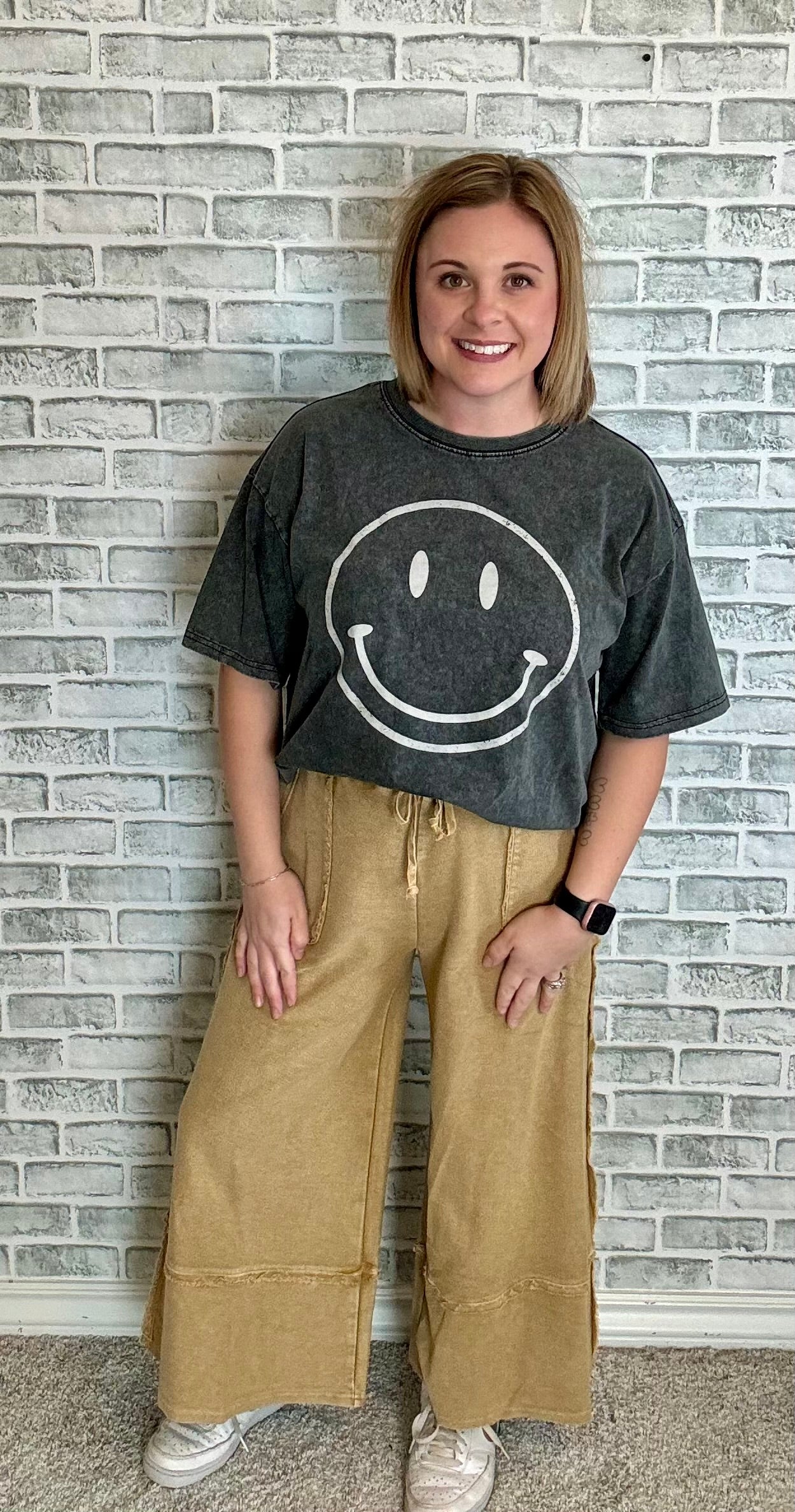 PRETZEL WIDE LEG PANT