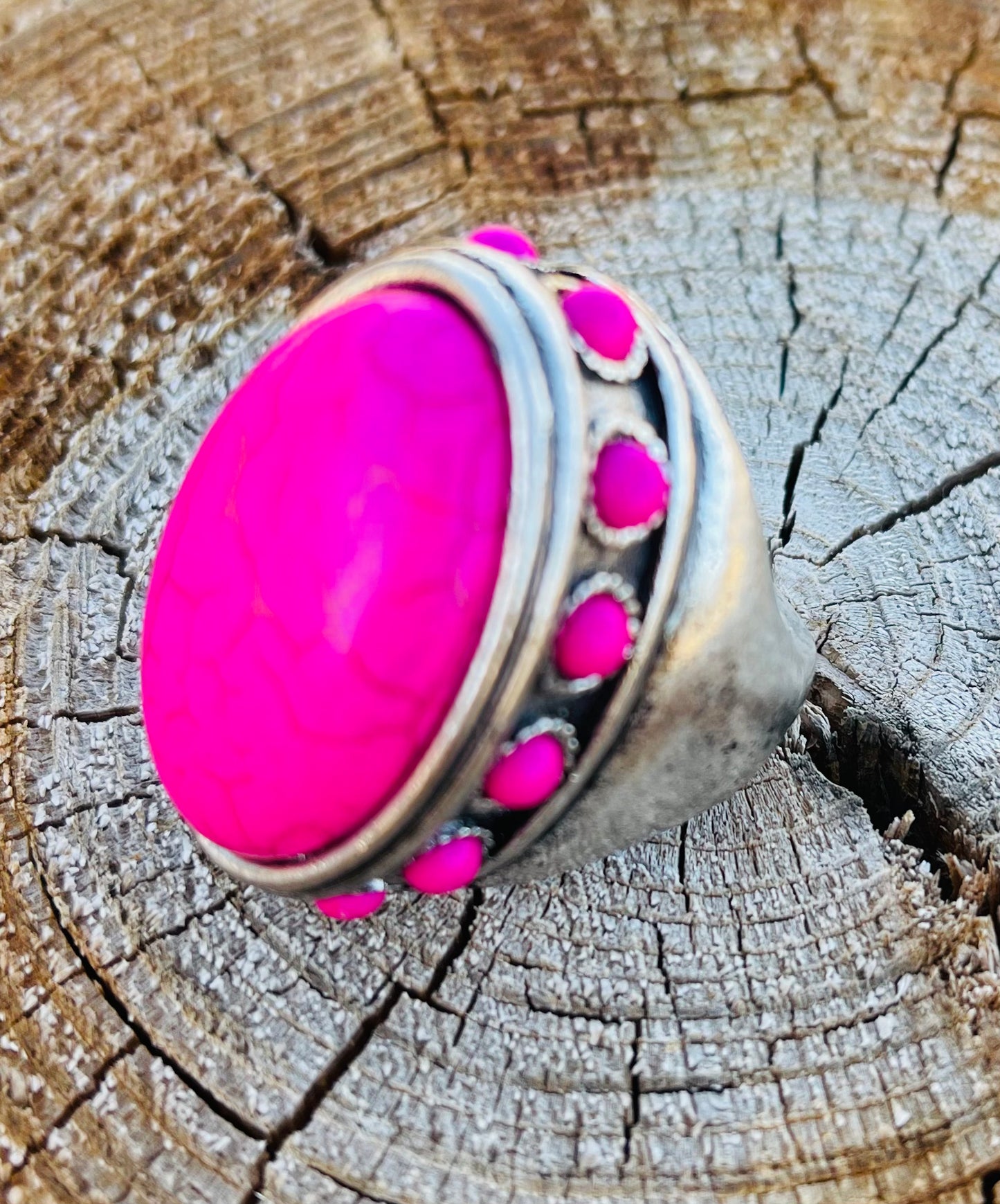 PINK OVAL RING